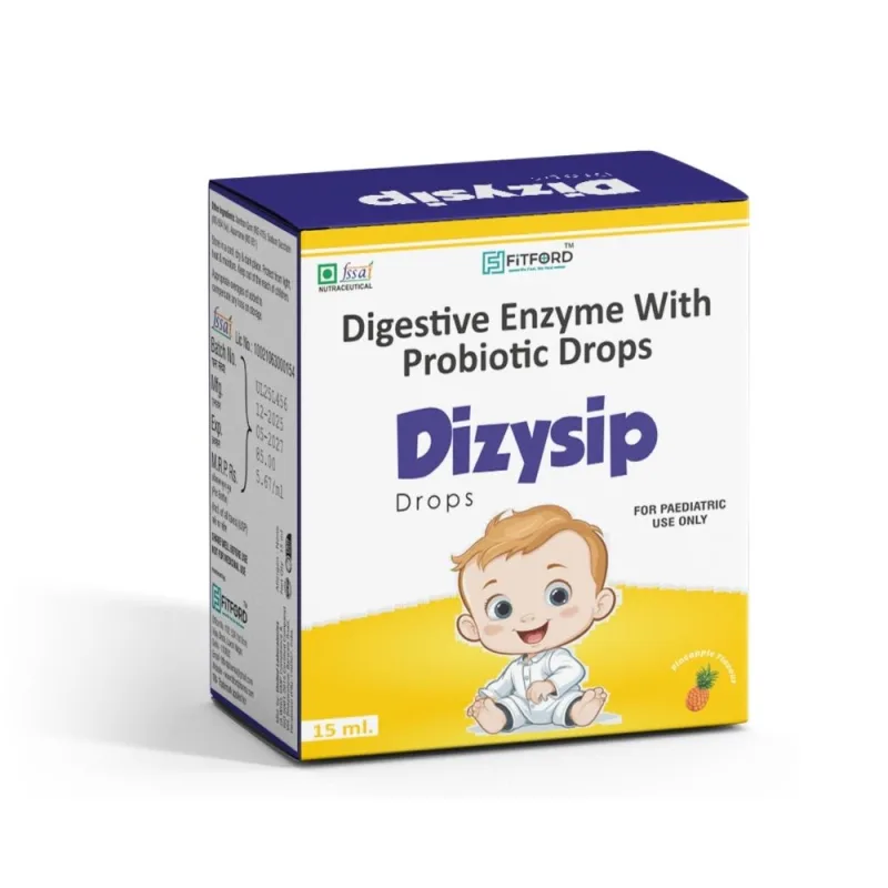 Dizysip Drops: Digestive Enzymes and Probiotics for Children